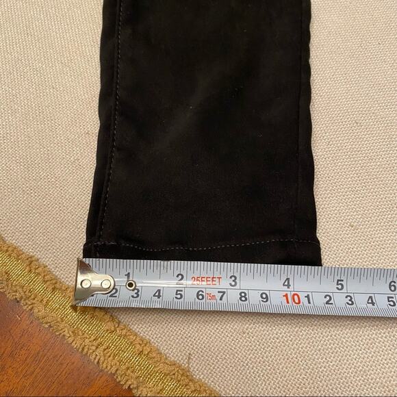 Good American Good Legs Suede-Like pants in black NWT - Picture 11 of 12